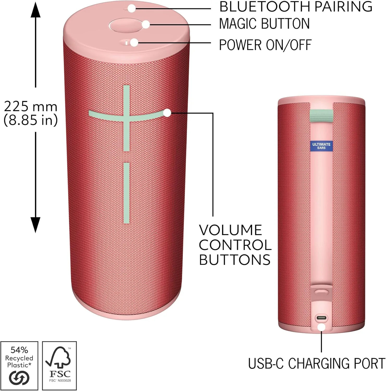 Ultimate Ears MEGABOOM 4 Portable Waterproof Bluetooth Speaker