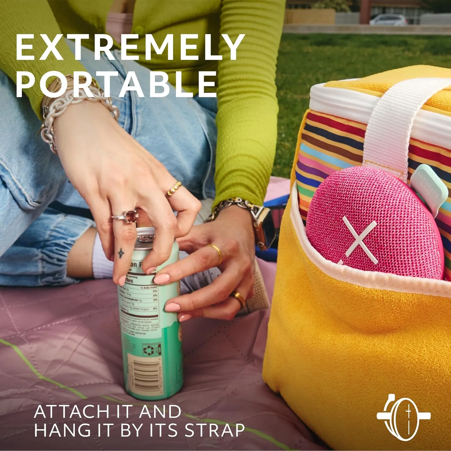 ULTIMATE EARS MINIROLL Ultra-Portable Waterproof Bluetooth Speaker