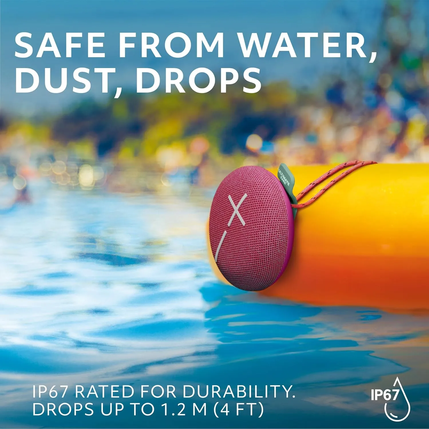 ULTIMATE EARS MINIROLL Ultra-Portable Waterproof Bluetooth Speaker