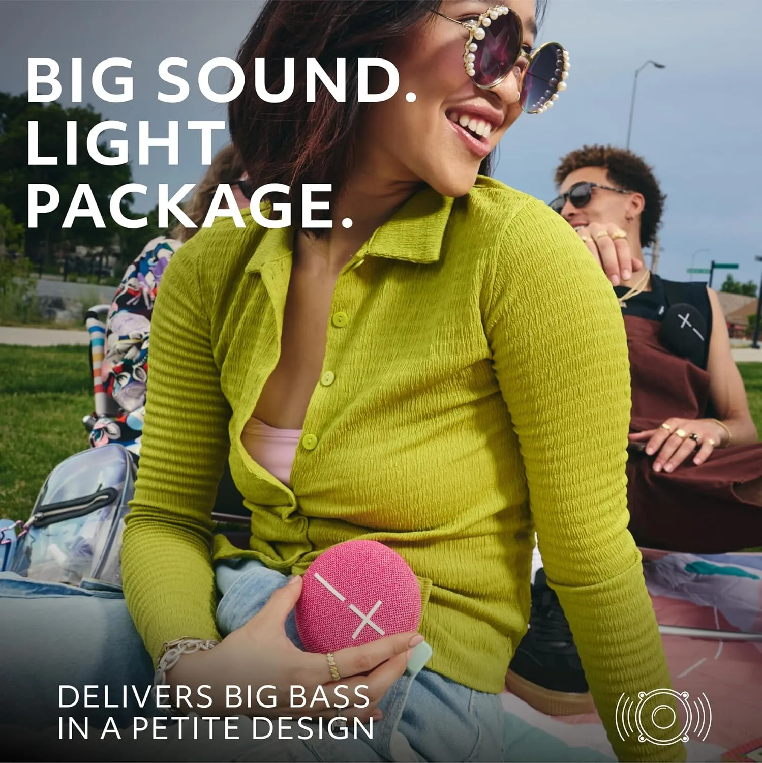 ULTIMATE EARS MINIROLL Ultra-Portable Waterproof Bluetooth Speaker