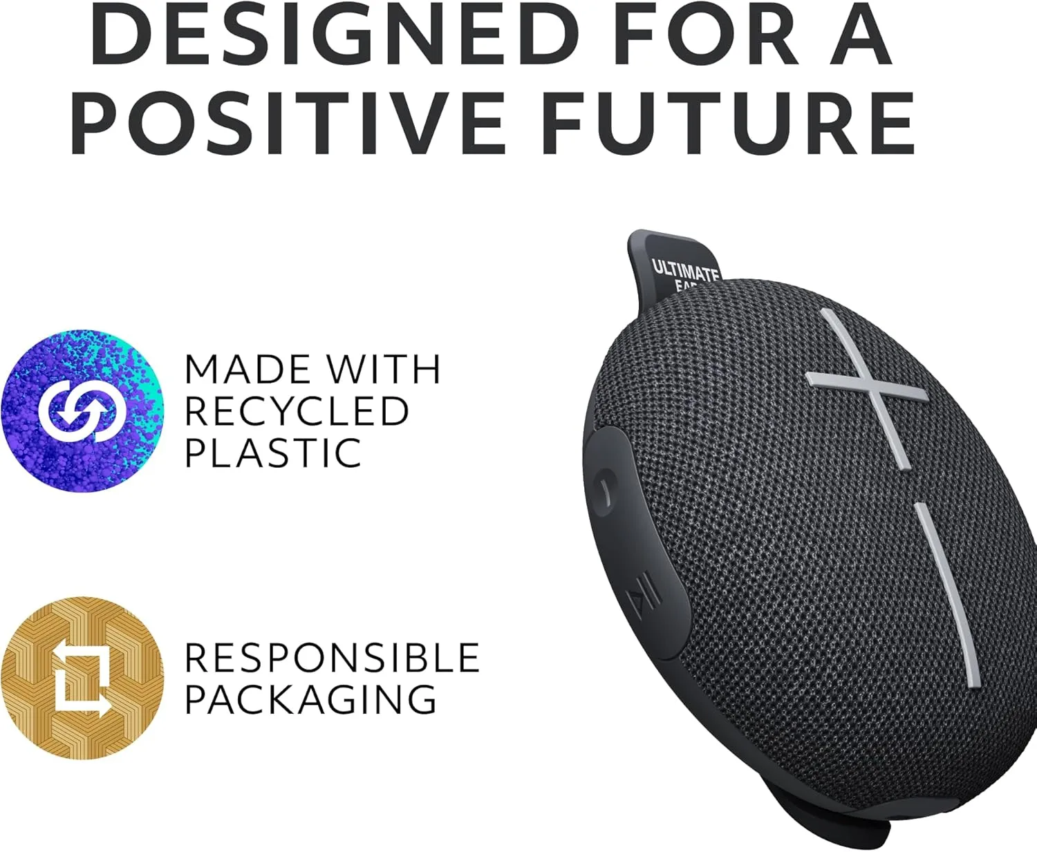 ULTIMATE EARS MINIROLL Ultra-Portable Waterproof Bluetooth Speaker