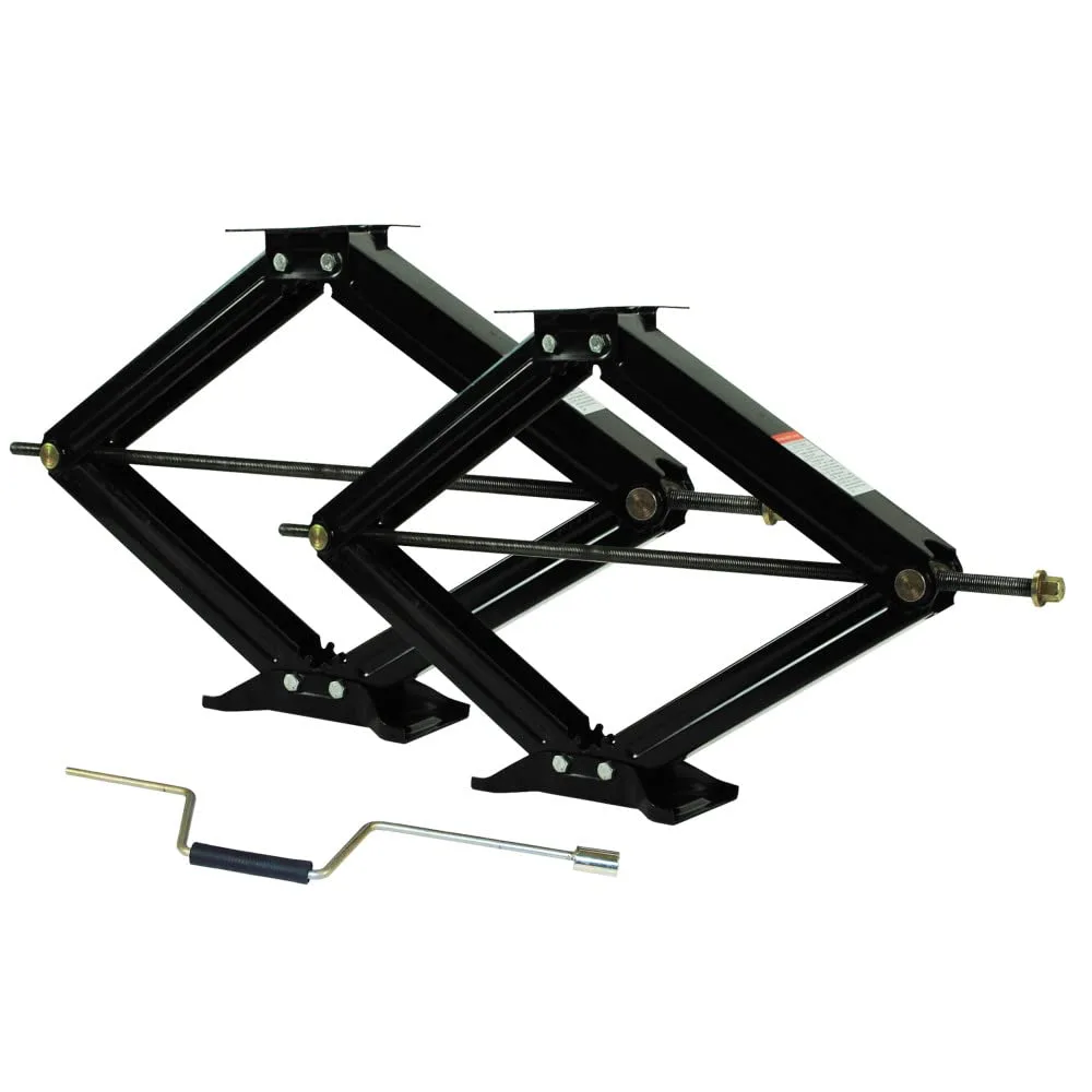 Ultra-Fab 48-979031 30 in Scissor Jack Twin Pack with Crank Handle