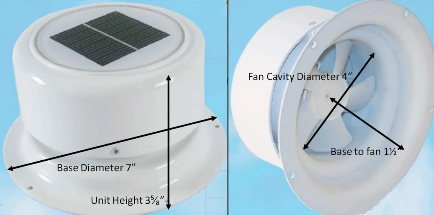 Ultra-Fab Solar Mini Plumbing Vent (53-945001)