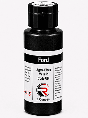 Ford Agate Black Metallic Code UM (FM2-UM-02)