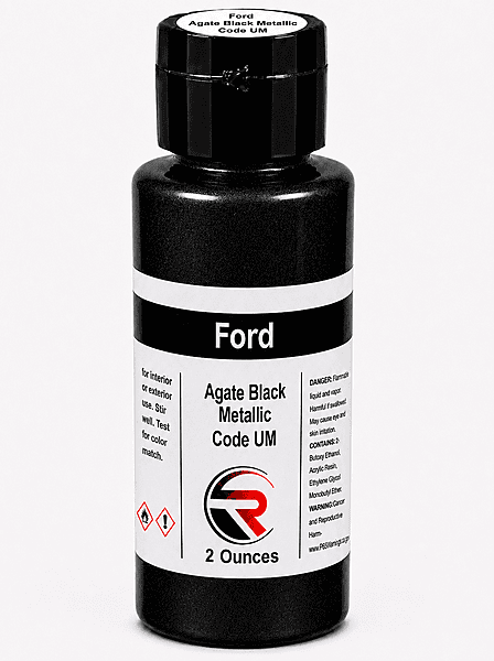 Ford Agate Black Metallic Code UM (FM2-UM-02)