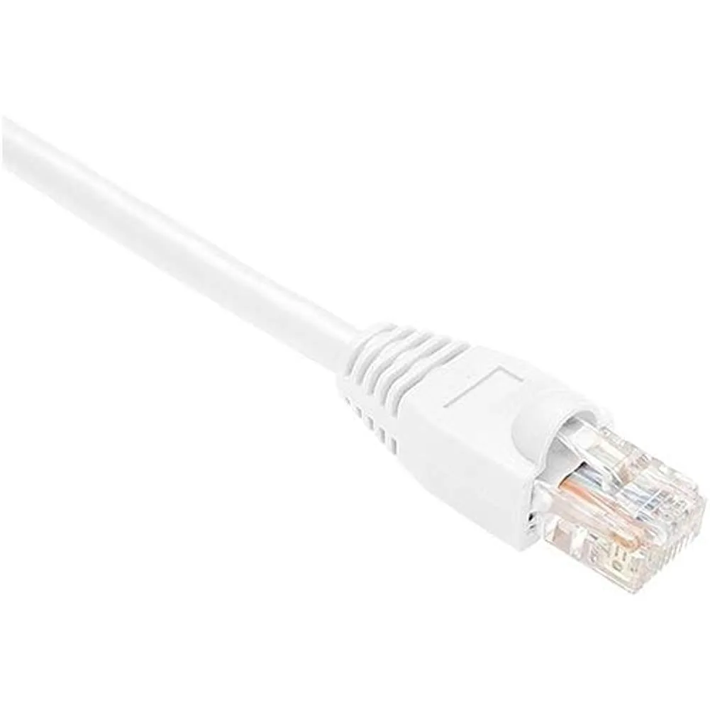 25ft White Cat5e Snagless UTP Ethernet Patch Cable - UNC GROUP