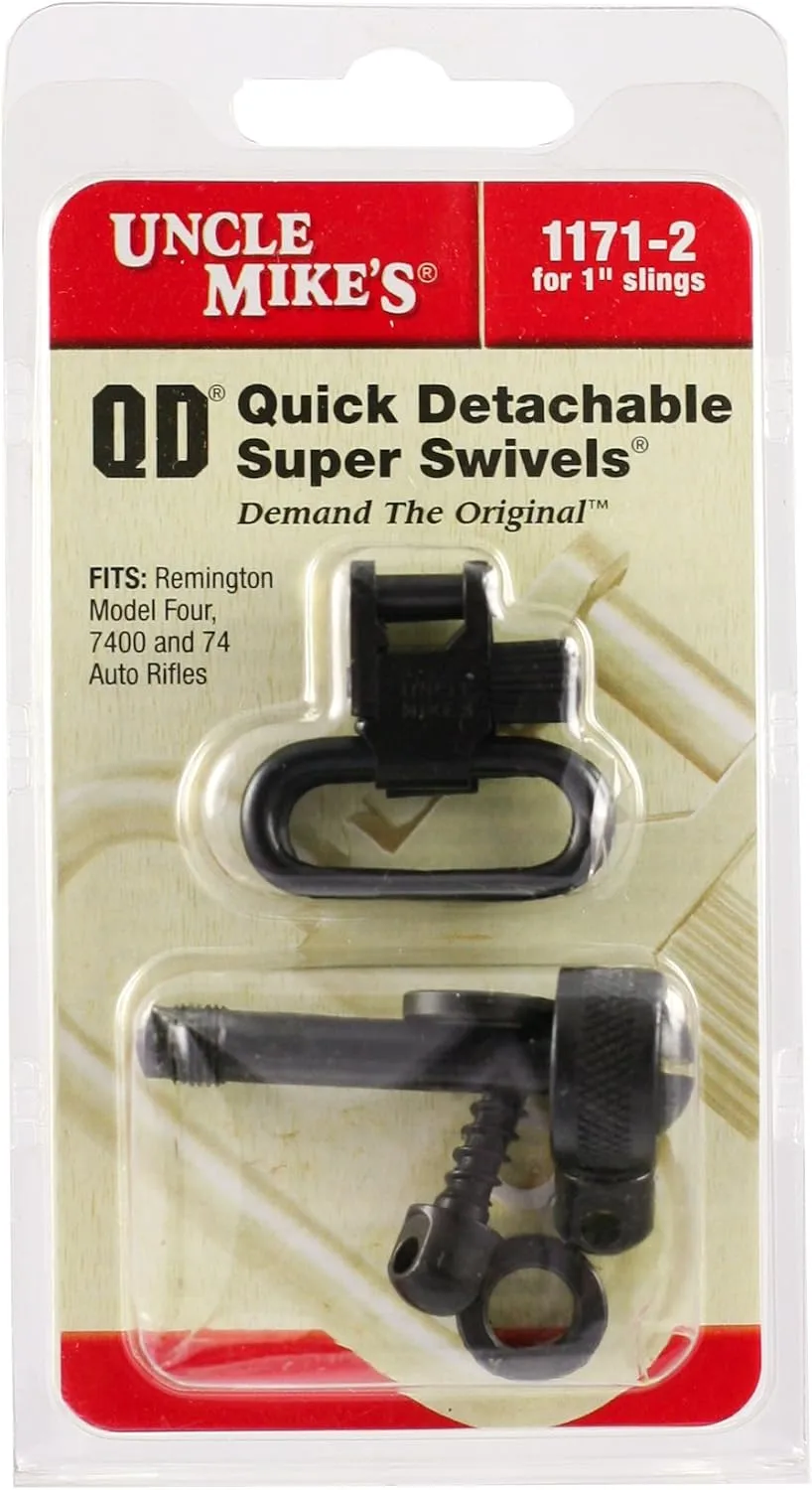Uncle Mike's Swivels 7400 FOUR 1" Black