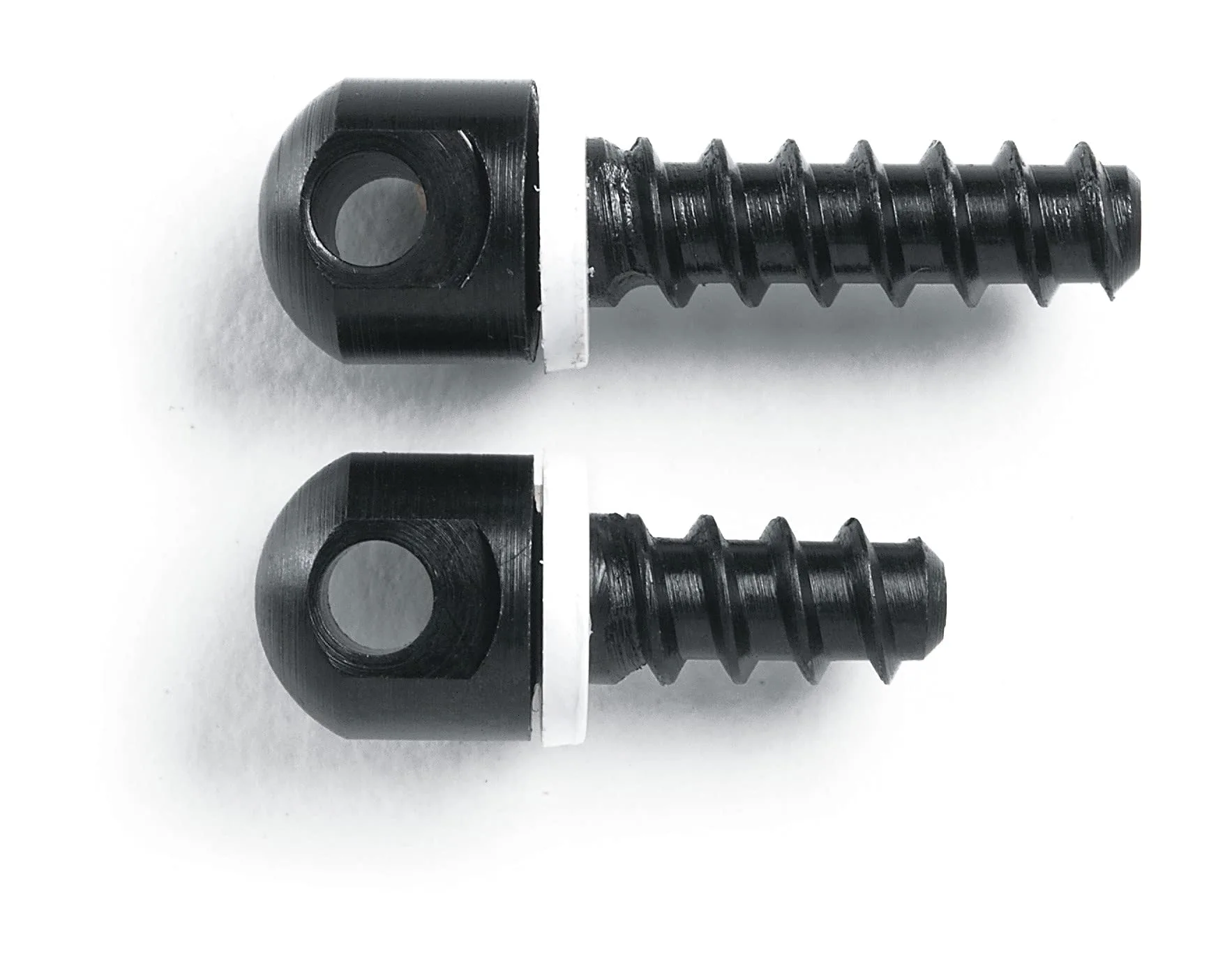 Uncle Mike's 115 RGS Sling Swivel Wood Screw Set, One each 1/2-Inch and 3/4-Inch Screws, Black, Model:25200