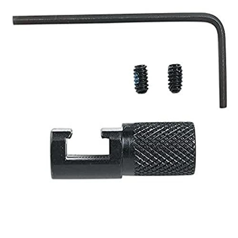 Uncle Mike's Hammer Extension, Blued Steel, Knurled Surface