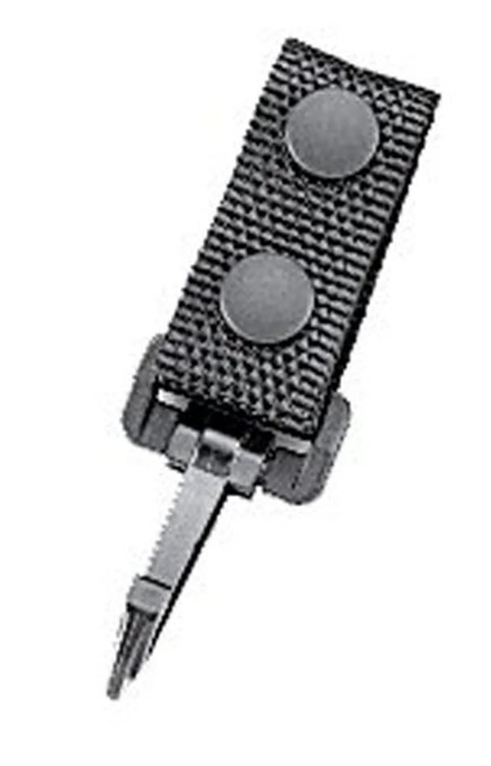 Uncle Mike's Kodra Duty Nylon Web Standard Key Ring Holder, Black