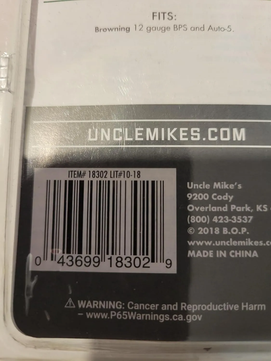 Uncle Mike's Quick Detachable Super Swivels 18302 — Shotgun Swivel Cap Set for Browning BPS & A5 (12 Gauge)