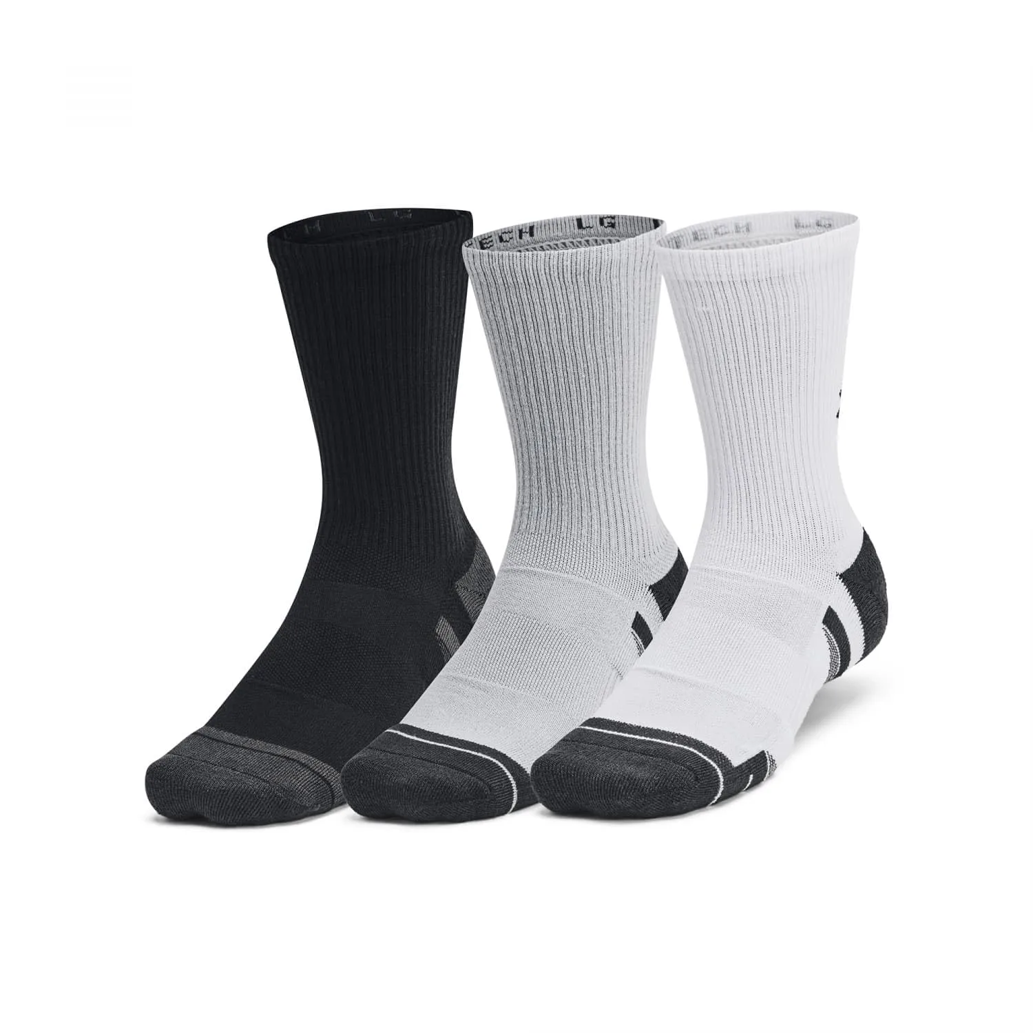 UNDER ARMOUR Unisex Performance Tech Crew Socks