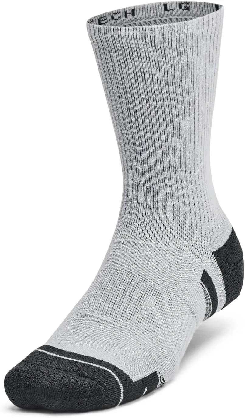 UNDER ARMOUR Unisex Performance Tech Crew Socks