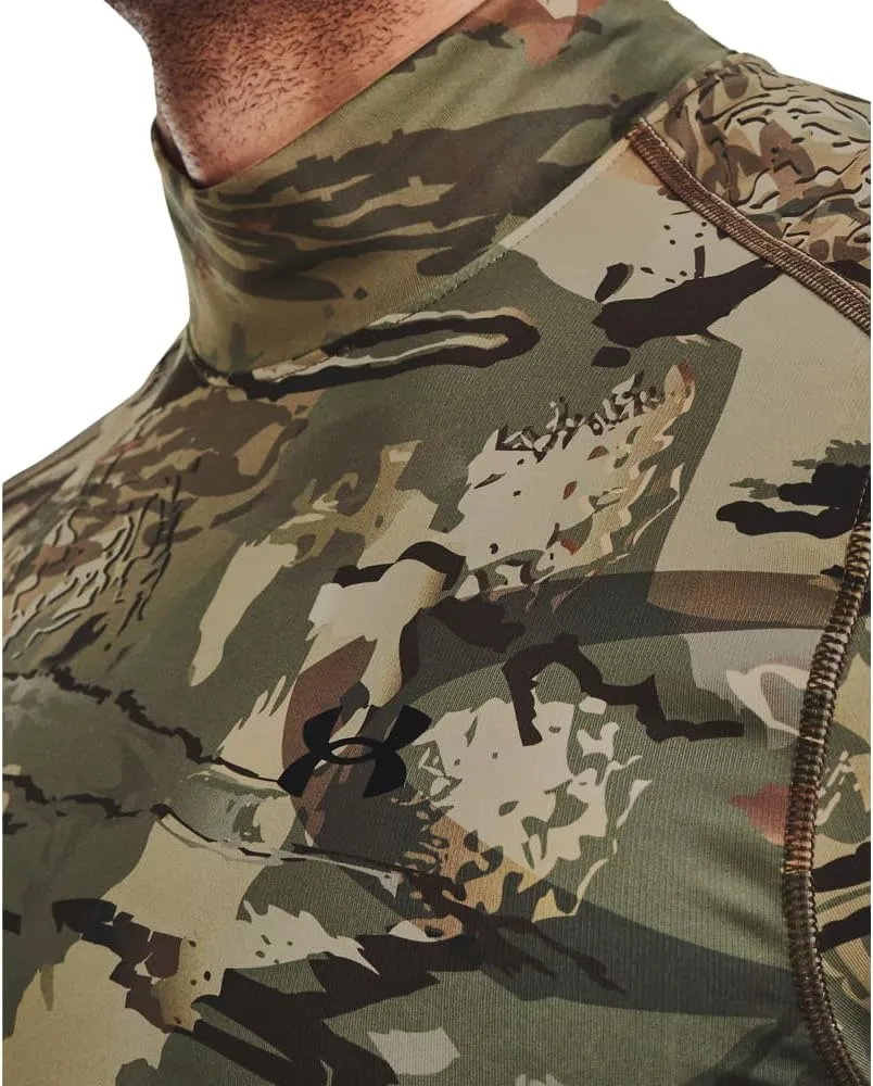 Under Armour ColdGear Infrared Camo Mock Mens Long Sleeve