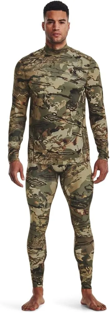 Under Armour ColdGear Infrared Camo Mock Mens Long Sleeve