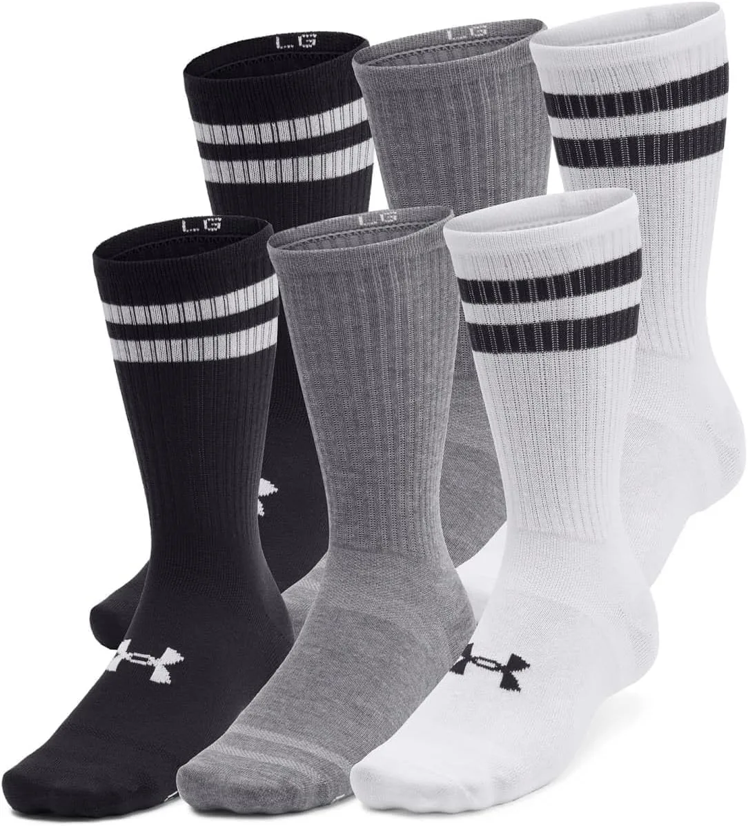 Under Armour Unisex Adult Essential Crew Socks