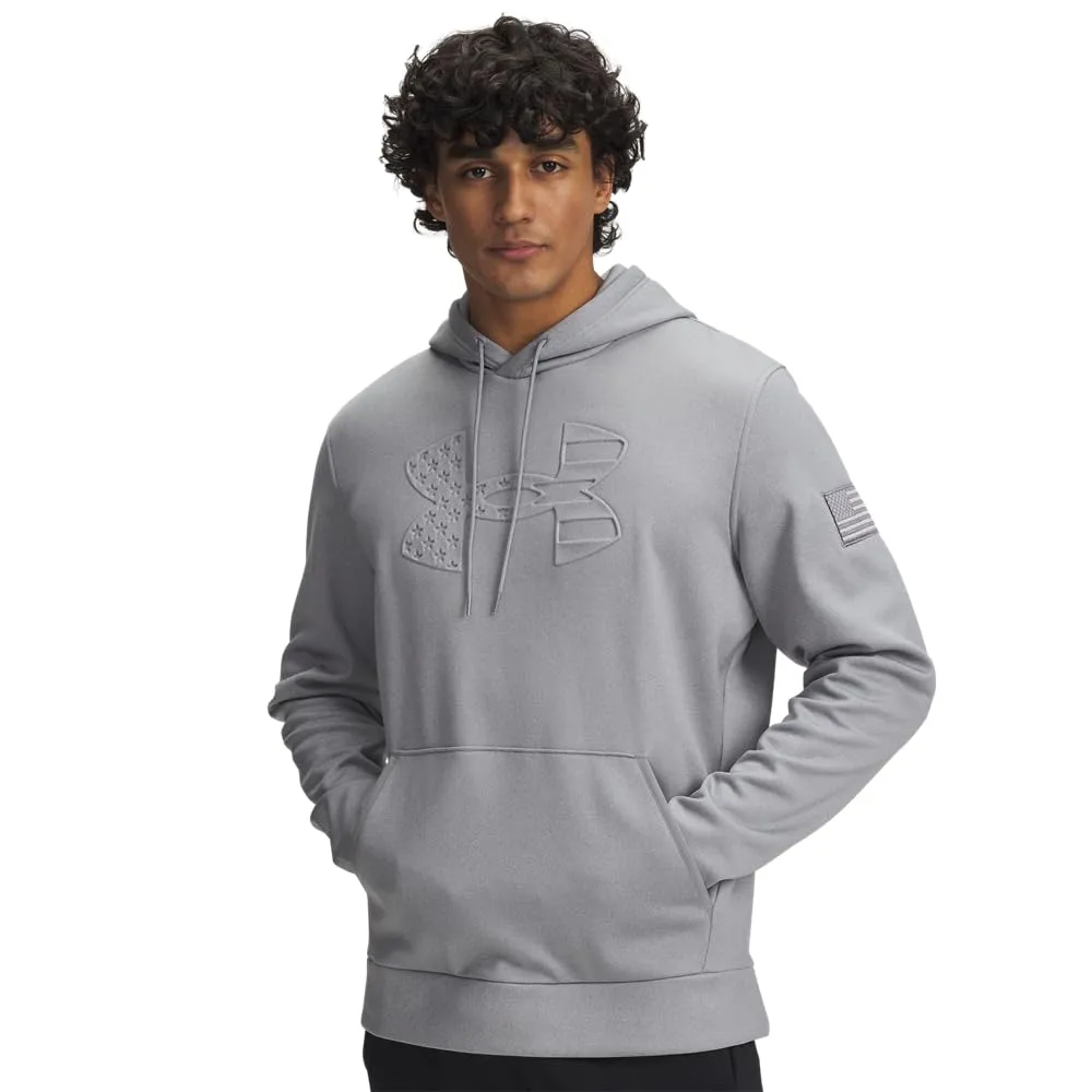 Under Armour Men's Freedom American Flag Embossed Hoodie