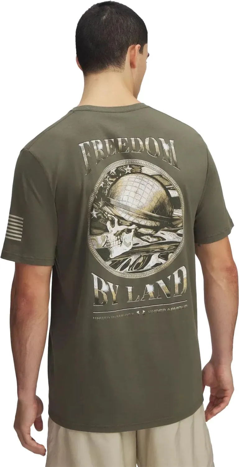 UNDER ARMOUR Men's Freedom By Land Short Sleeve T-Shirt