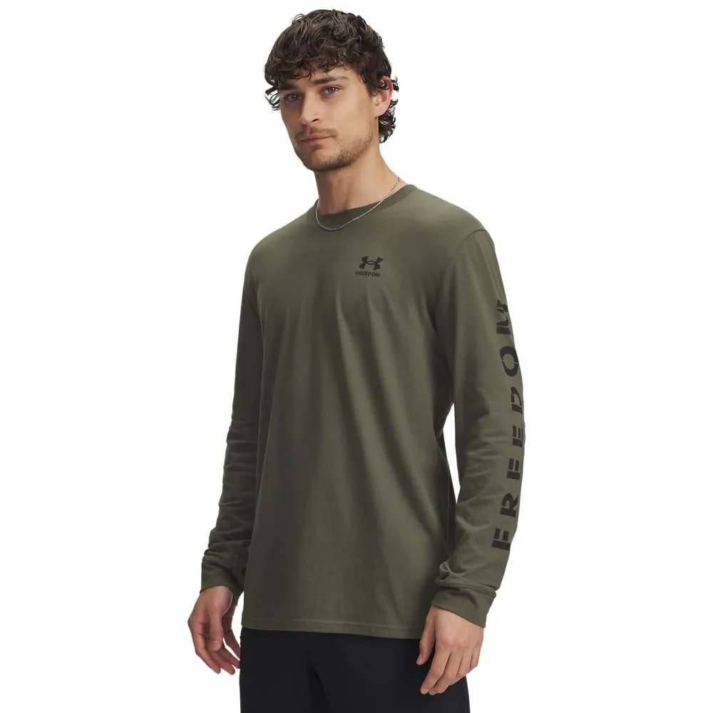 Under Armour Mens Freedom Flag Long Sleeve T Shirt