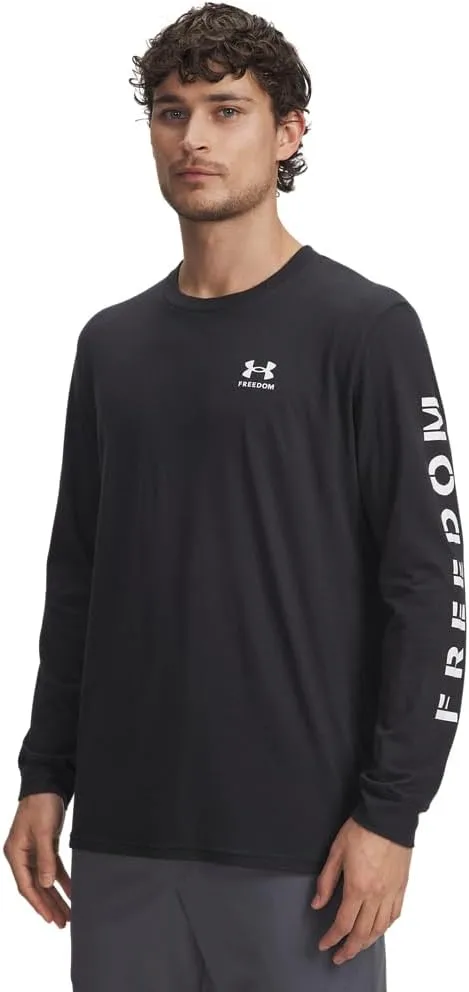 Under Armour Mens Freedom Flag Long Sleeve T Shirt