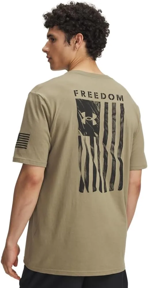 UNDER ARMOUR Men's Freedom Flag Short Sleeve T Shirt