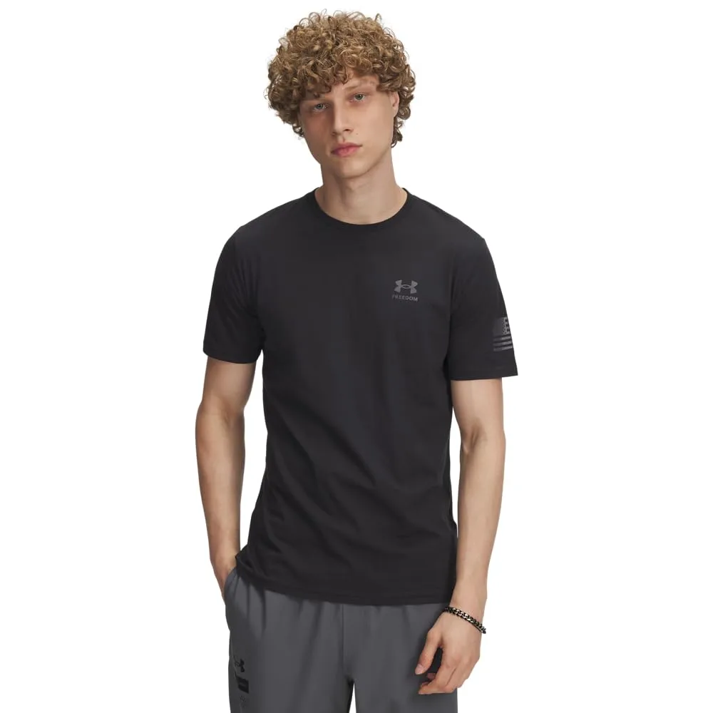 UNDER ARMOUR Men's Freedom Flag Short Sleeve T Shirt