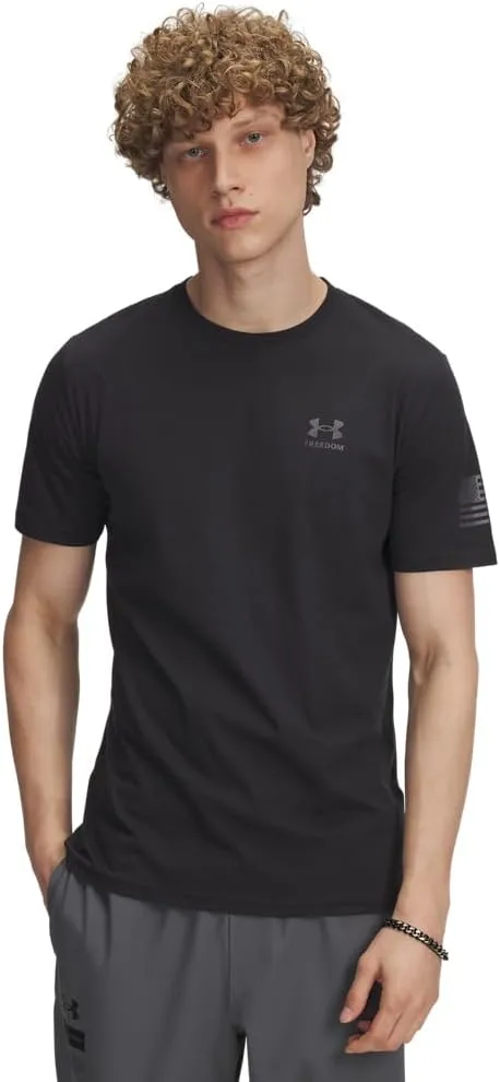 UNDER ARMOUR Men's Freedom Flag Short Sleeve T Shirt