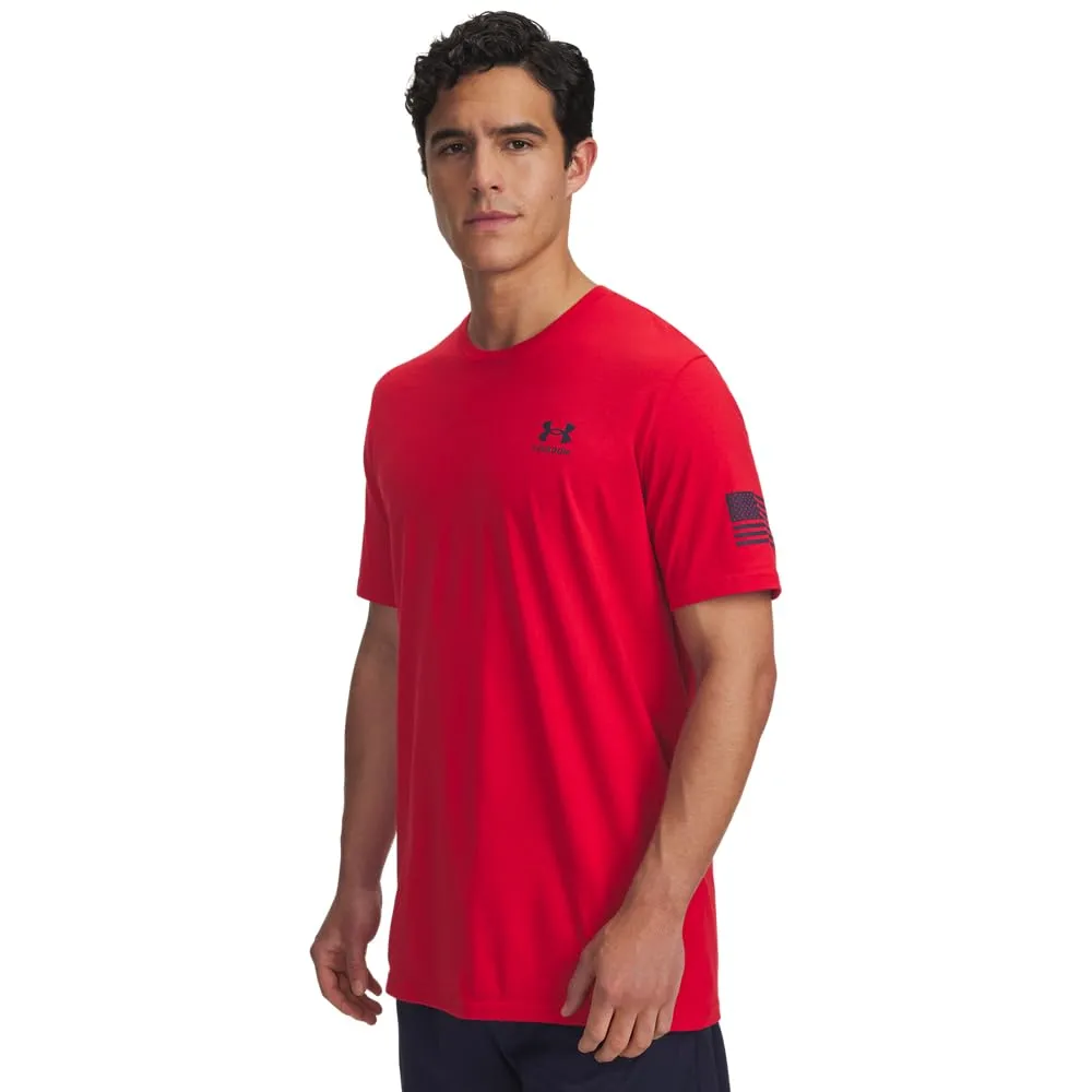UNDER ARMOUR Men's Freedom Flag Short Sleeve T Shirt