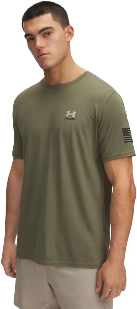 UNDER ARMOUR Men's Freedom Flag Short Sleeve T Shirt