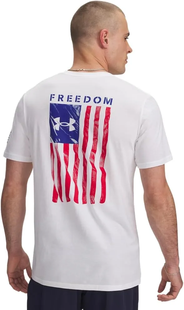 UNDER ARMOUR Men's Freedom Flag Short Sleeve T Shirt