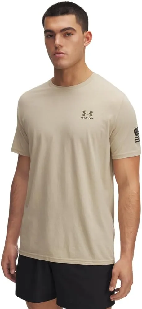 UNDER ARMOUR Men's Freedom Flag Short Sleeve T Shirt