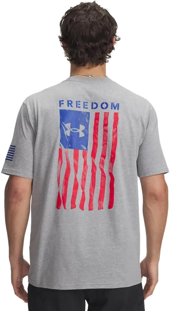 UNDER ARMOUR Men's Freedom Flag Short Sleeve T Shirt
