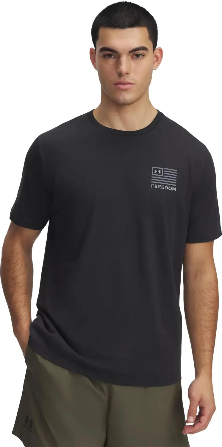 UNDER ARMOUR Men's Freedom Left Chest Short Sleeve T-Shirt