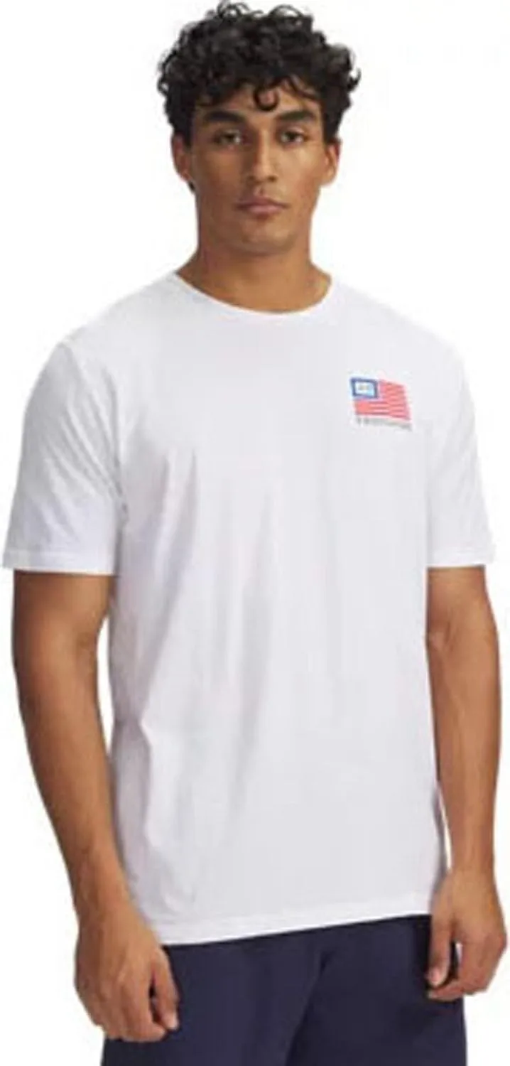 UNDER ARMOUR Men's Freedom Left Chest Short Sleeve T-Shirt