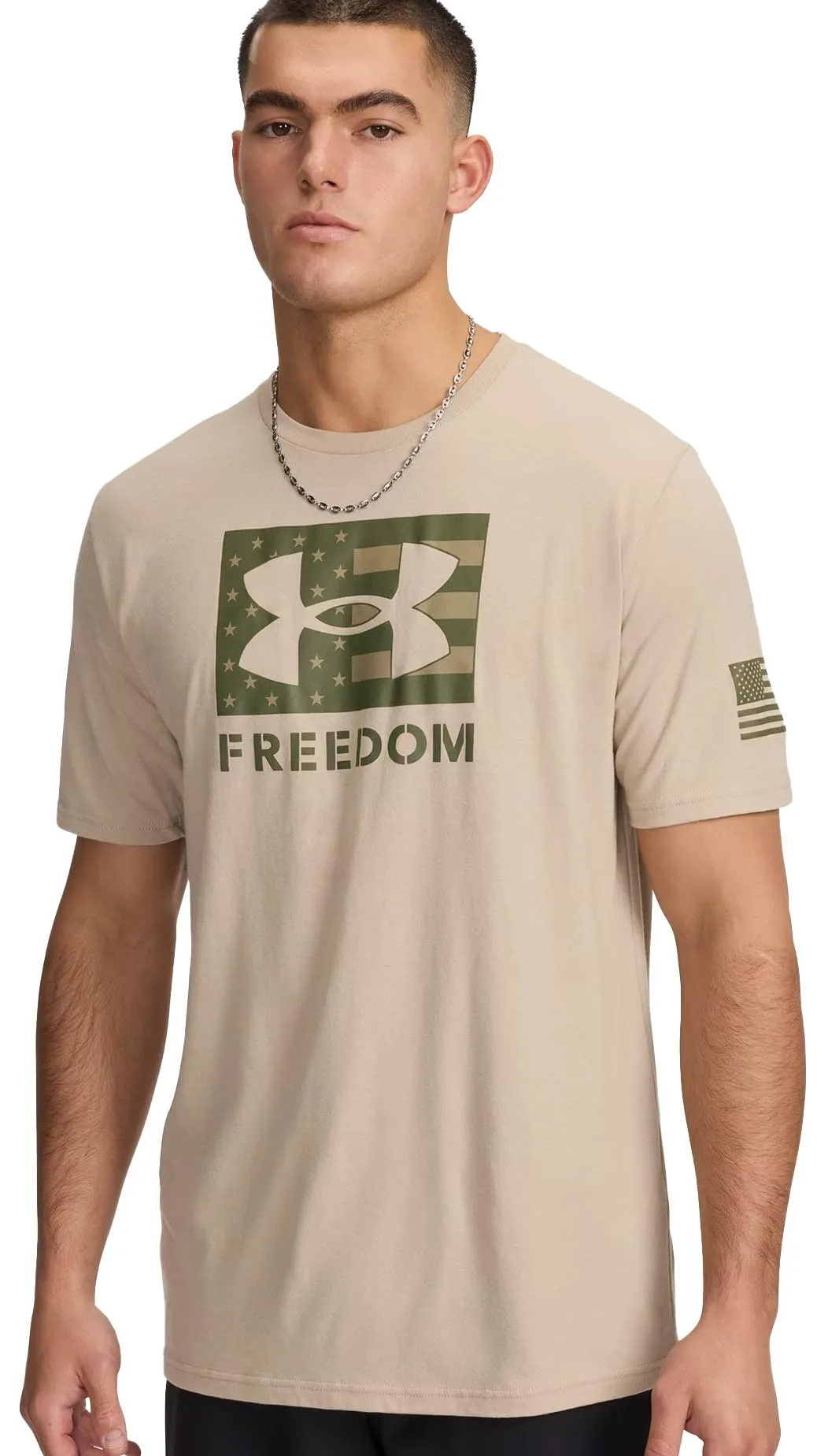 UNDER ARMOUR Men's Freedom Logo T Shirt
