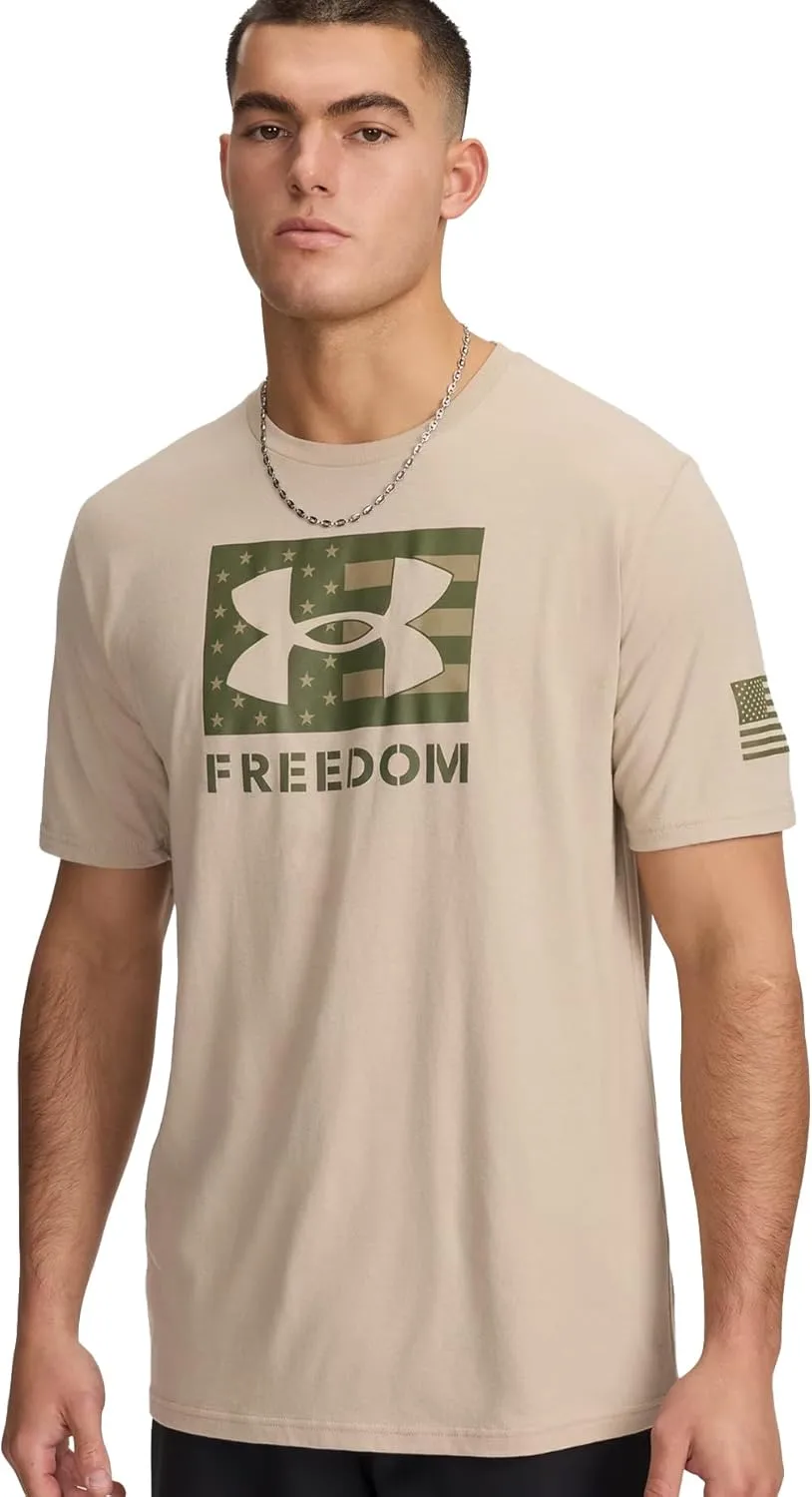 UNDER ARMOUR Men's Freedom Logo T Shirt