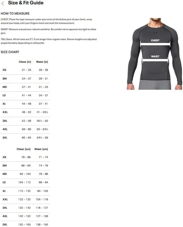 Under Armour Men's HeatGear Compression Long-Sleeve T-Shirt
