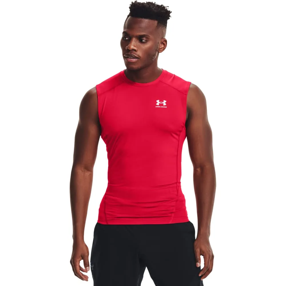 Under Armour Men's HeatGear Compression Sleeveless T-Shirt