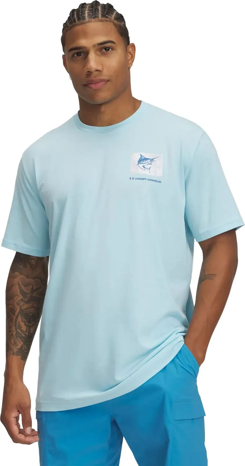 Under Armour Mens Marlin Capture Flag Short Sleeve T-Shirt