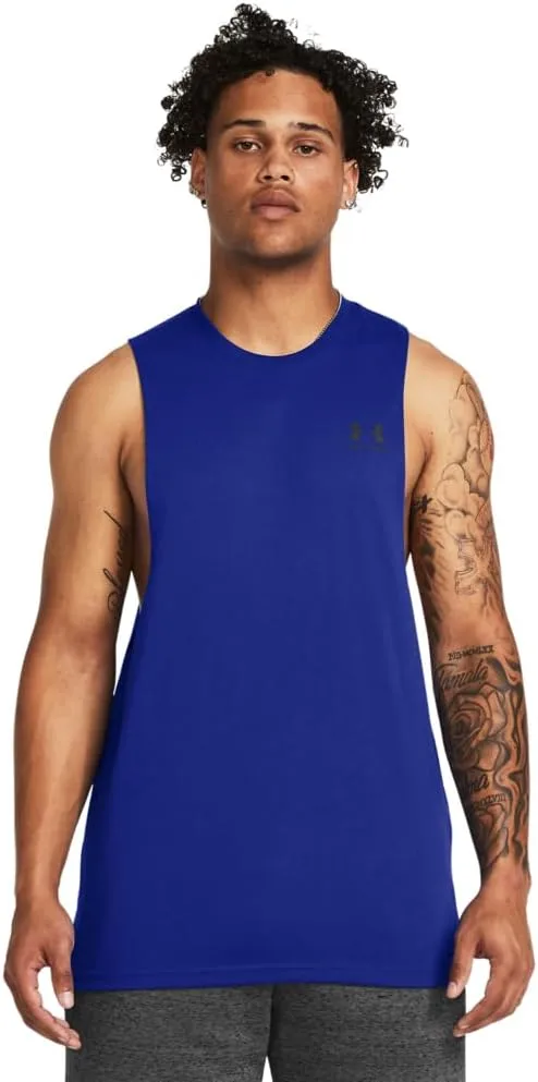 Under Armour Men's Sportstyle Left Chest Cut-Off T-Shirt