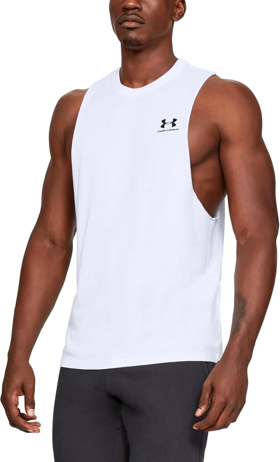 Under Armour Men's Sportstyle Left Chest Cut-Off T-Shirt