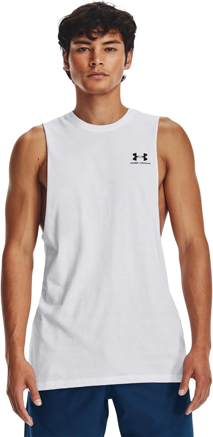Under Armour Men's Sportstyle Left Chest Cut-Off T-Shirt