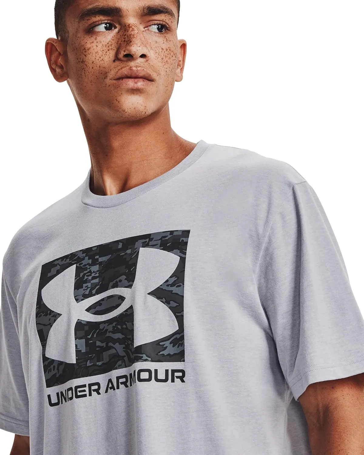 UNDER ARMOUR Men's Standard Camo Box Logo Short-Sleeve T-Shirt