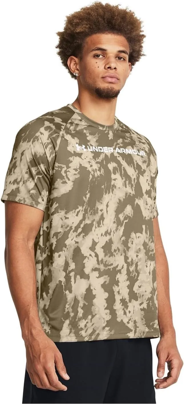 UNDER ARMOUR Men's Tech ABC Camo Short Sleeve T-Shirt