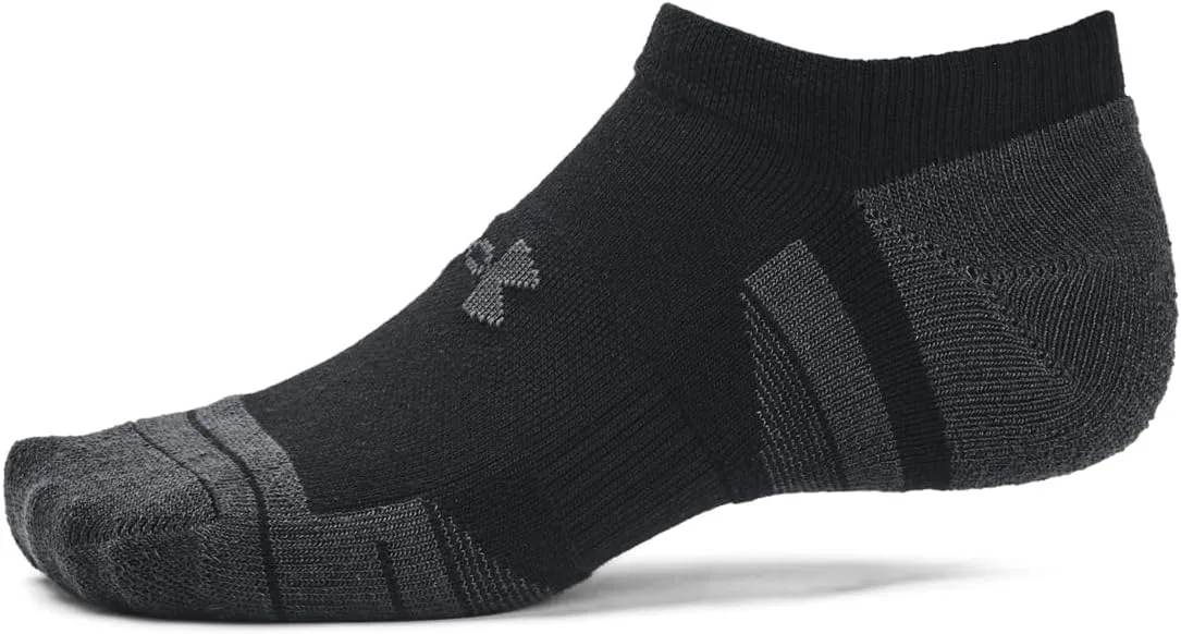UNDER ARMOUR Unisex UA Performance Tech No Show Socks 3-Pack