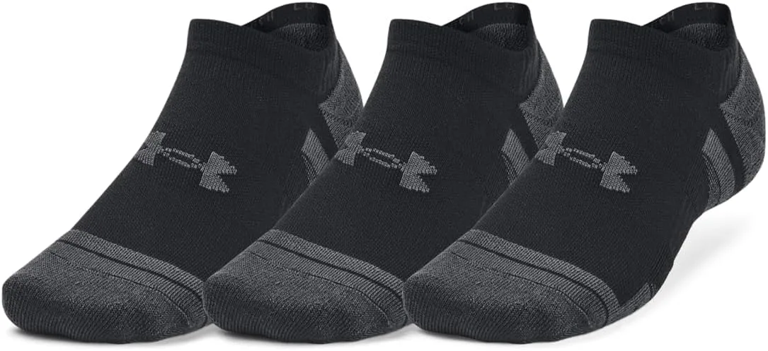UNDER ARMOUR Unisex UA Performance Tech No Show Socks 3-Pack