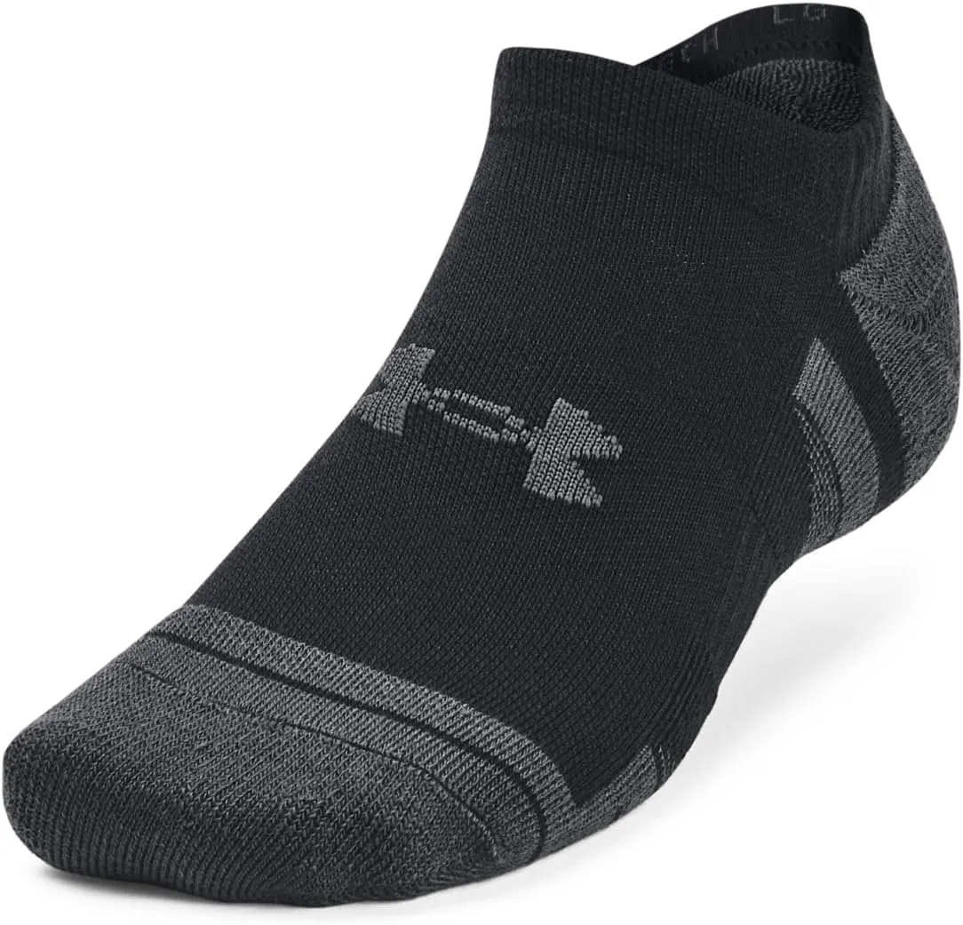 UNDER ARMOUR Unisex UA Performance Tech No Show Socks 3-Pack