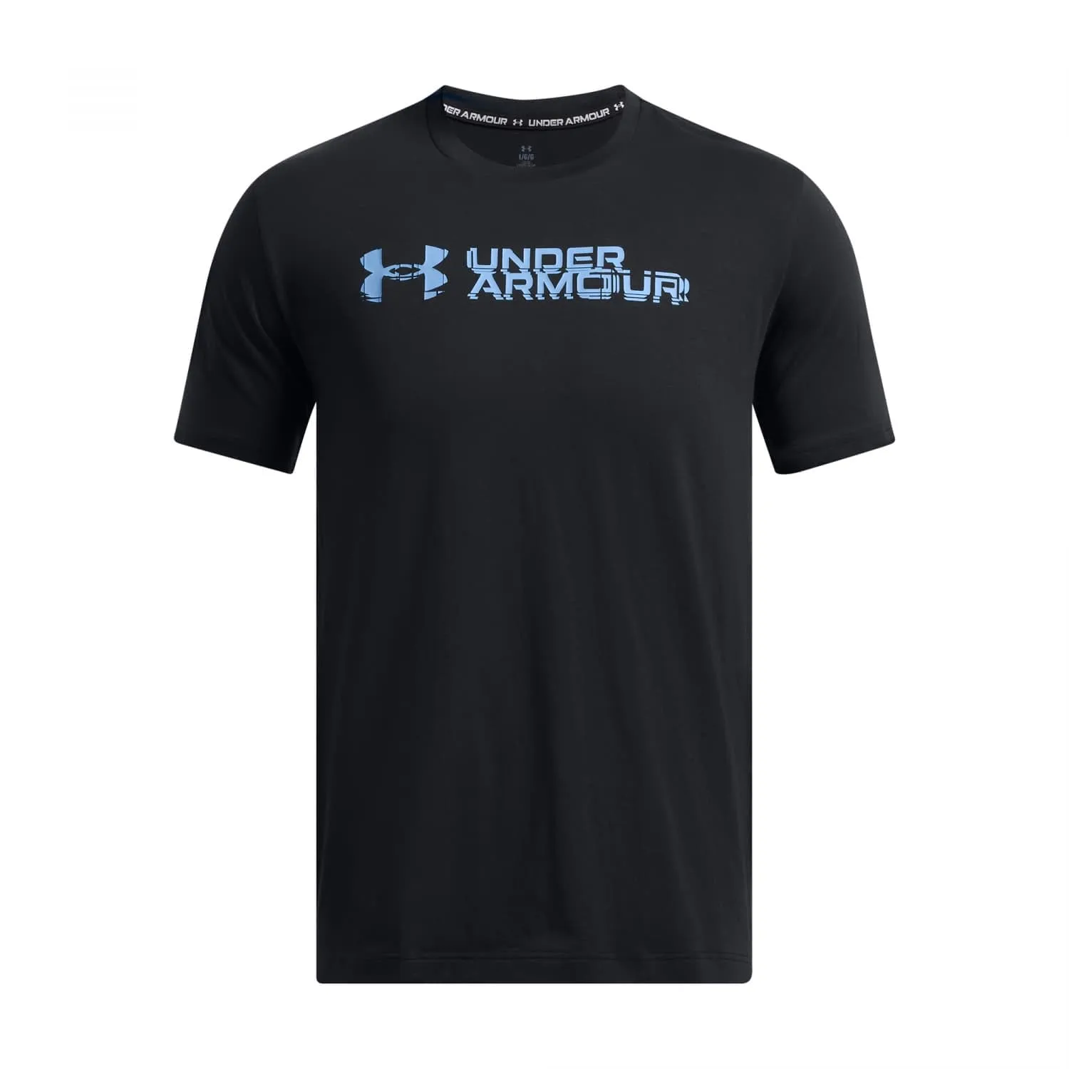 Under Armour Unisex-Adult Ua M Sliced Wordmark 60/40s Short Sleeve T-shirt