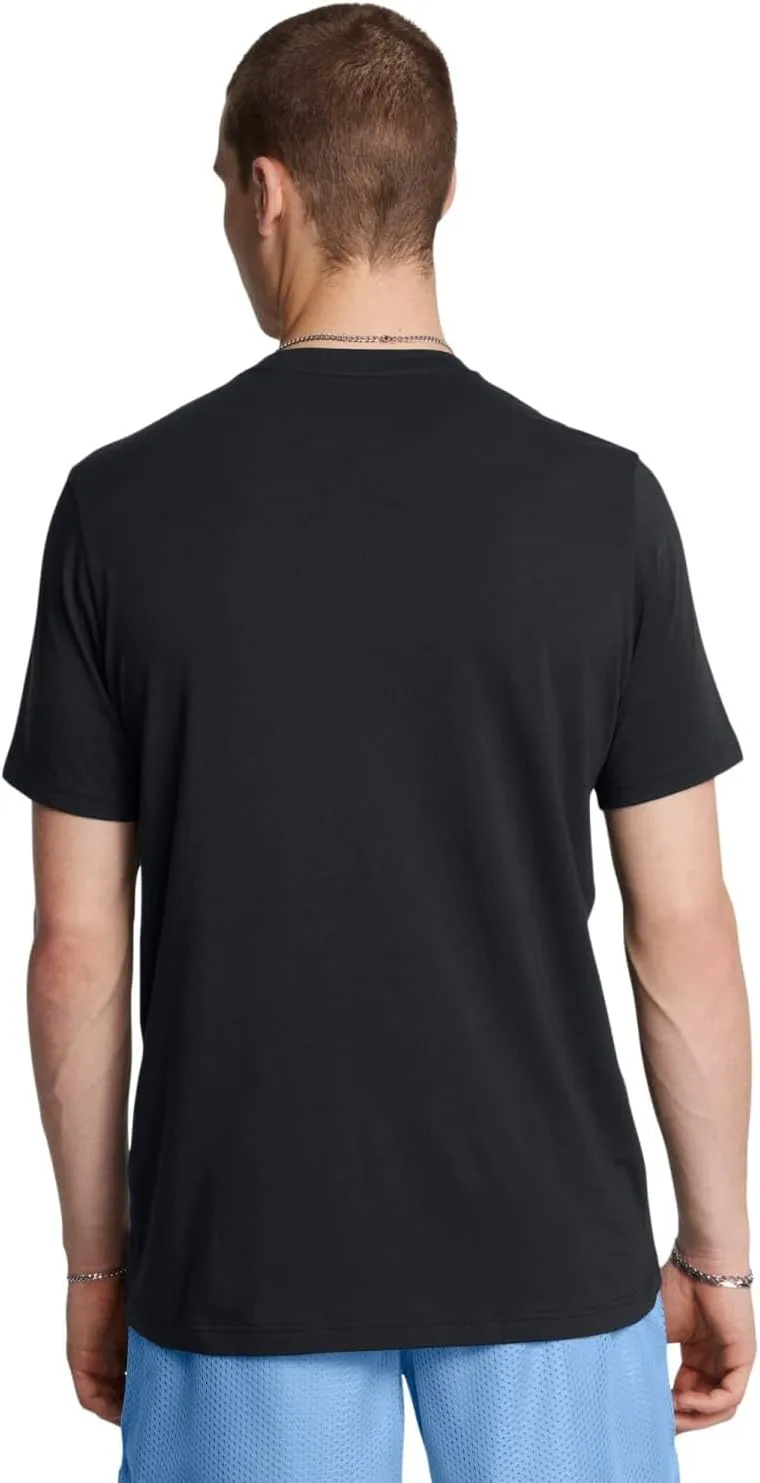 Under Armour Unisex-Adult Ua M Sliced Wordmark 60/40s Short Sleeve T-shirt