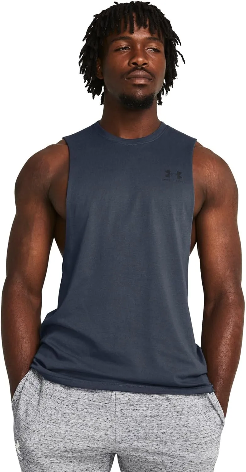 Under Armour Men's Sportstyle Left Chest Cut-Off T-Shirt